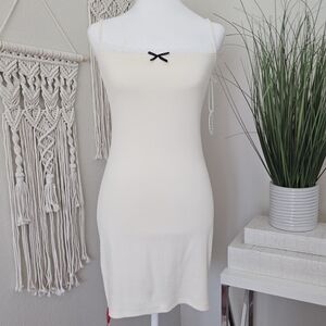 NWT Staud Tessa Dress In Ivory, Size S